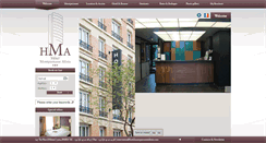 Desktop Screenshot of hotelmontparnassealesia.com